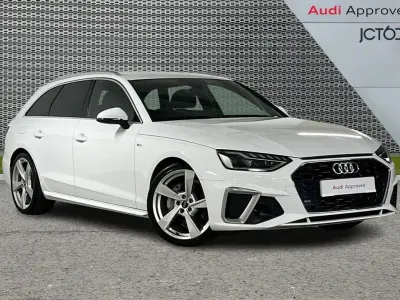 Used Audi A4 S-Line 200 HP (147 kW) 2024 White Estate