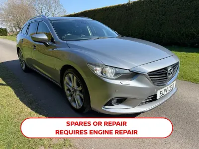 Second-hand Mazda 6 Inclusive 150 CP (110 kW) 2014 Argintiu Break