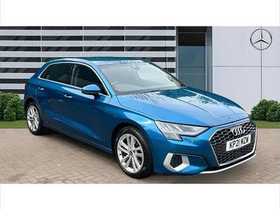 Used Audi A3 Sport 150 HP (110 kW) 2021 Blue Sedan