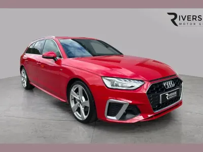 Used Audi A4 S-Line 204 HP (150 kW) 2023 Red Estate