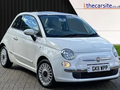 Used Fiat 500 Lounge 69 HP (50 kW) 2011 White Hatchback