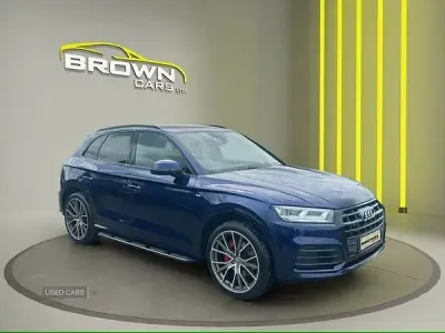 Used Audi Q5 S-Line 190 HP (139 kW) 2020 Blue SUV