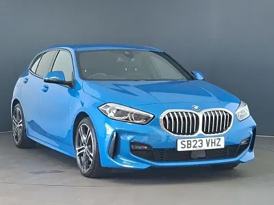 Used BMW 118 M Sport 136 HP (100 kW) 2023 Blue Hatchback