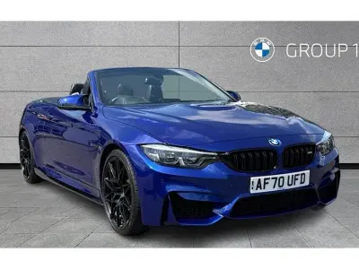 Usado BMW M4 Cabriolet Competition Edition 450 CV (330 kW) 2020 Azul Descapotable