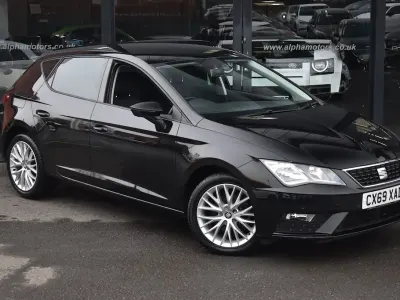 Used Seat Leon SE Dynamic 130 HP (95 kW) 2019 Black Hatchback