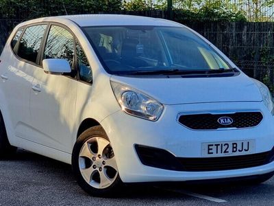 used Kia Venga 1.6 2 5dr Auto WHITE