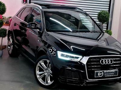 Used Audi Q3 S-Line 150 HP (110 kW) 2018 Black SUV