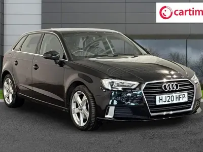 Used Audi A3 Sportback Sport 150 HP (110 kW) 2020 Black Hatchback
