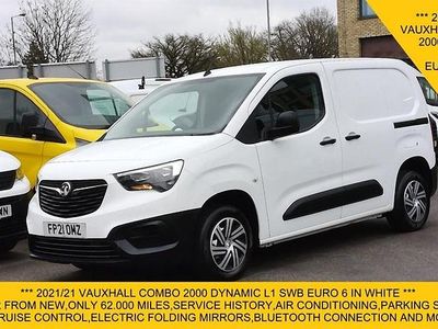 Used Vauxhall Combo 100 HP (73 kW) 2021 White MPV