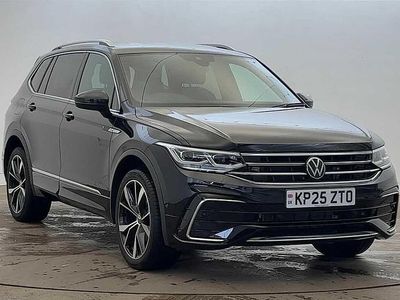 Black Used 2025 VW Tiguan Allspace R-line SUV | £33,650 (A bit pricey)