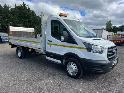 Used Ford Transit 130 HP (95 kW) 2022 White Cabriolet