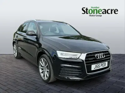 Used Audi Q3 S-Line 180 HP (132 kW) 2017 Black SUV