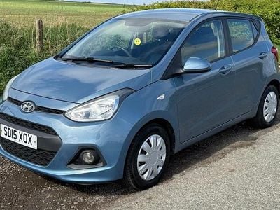 Blue Used 2015 Hyundai i10 SE Hatchback | £4,699 (Fair price)