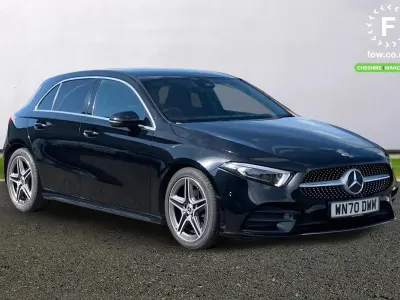 Second-hand Mercedes A180 Executive 136 CP (100 kW) 2020 Negru Hatchback