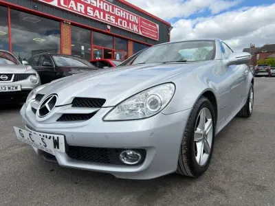 Begagnad Mercedes SLK200 2009 Silver Cab