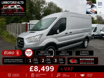 Used Ford Transit Trend 130 HP (95 kW) 2021 Silver Van