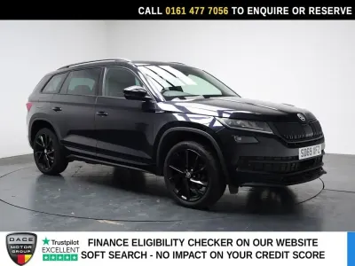 Used Skoda Kodiaq SportLine 150 HP (110 kW) 2019 Black SUV