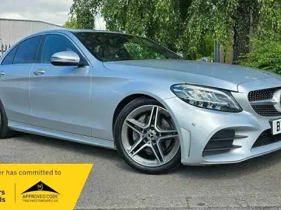 Used Mercedes C220 AMG line 2019 Silver
