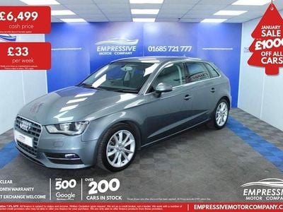 Grey Used 2014 Audi A3 Sportback Sport Hatchback | £6,499 (A bit pricey)