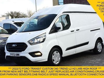 Used Ford Transit Custom Trend 130 HP (95 kW) 2022 White Van