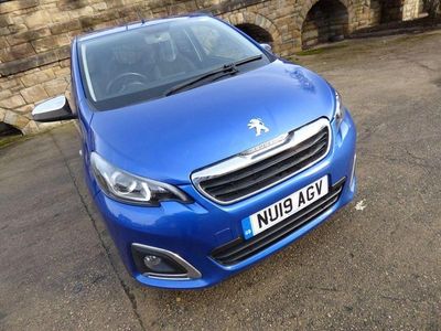 Blue Used 2019 Peugeot 108 Collection Hatchback | £7,995 (Fair price)
