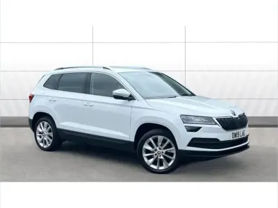 Used Skoda Karoq SE L 116 HP (85 kW) 2019 White SUV