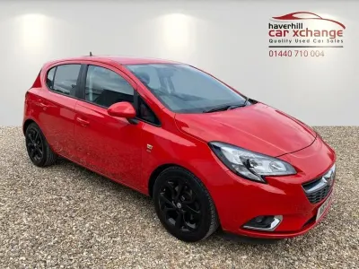 Used Vauxhall Corsa SRi 95 HP (69 kW) 2015 Red Hatchback