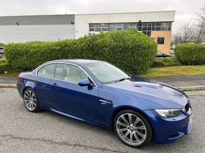 Begagnad BMW M3 Cabriolet Comfort Edition 420 HK (308 kW) 2012 Blå Cab