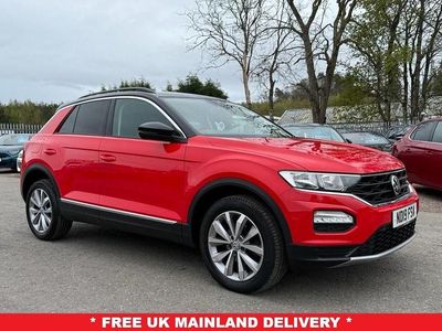 Używany VW T-Roc Design 115 KM (84 kW) 2019 Czerwony SUV