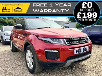 Used Land Rover Range Rover evoque SE 2017 Red SUV