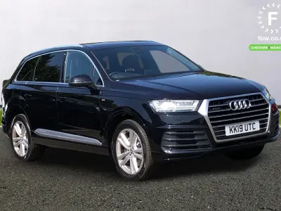 Used Audi Q7 S-Line 218 HP (160 kW) 2018 Black SUV