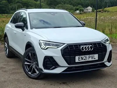 Used Audi Q3 Black Edition 150 HP (110 kW) 2021 White SUV