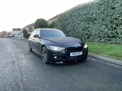 Usado BMW 320 M Sport 184 CV (135 kW) 2014 Negro Familiar