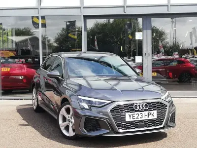 Used Audi A3 S-Line 110 HP (80 kW) 2023 Grey Sedan