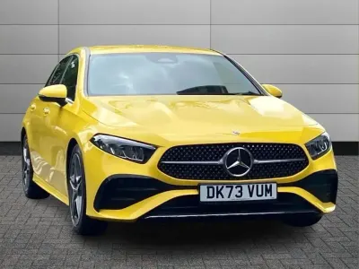 Used Mercedes A200 Executive 161 HP (118 kW) 2023 Yellow Hatchback