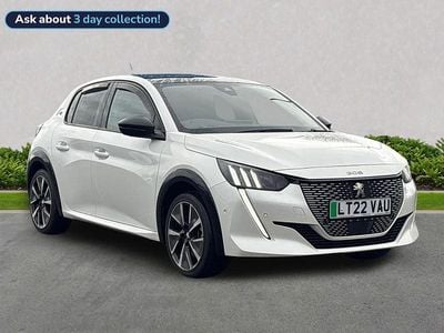 White Used 2022 Peugeot e-208 GTi Hatchback | £13,143 (Fair price)