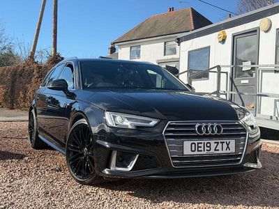 Used Audi A4 S-Line 190 HP (139 kW) 2019 Black Estate