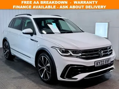 Used VW Tiguan R-line 150 HP (110 kW) 2022 White SUV