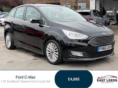 Black Used 2017 Ford C-MAX Titanium MPV | £4,895 (Fair price)