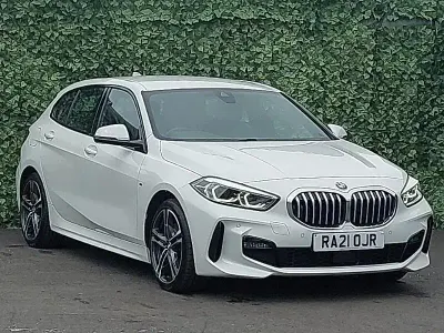 Used BMW 118 M Sport 136 HP (100 kW) 2021 White Hatchback