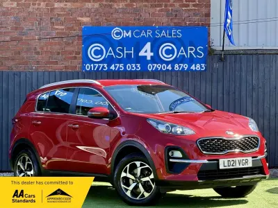 Used Kia Sportage 177 HP (130 kW) 2021 Red SUV