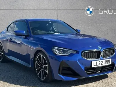 Used BMW 220 M Sport 184 HP (135 kW) 2022 Blue Coupe