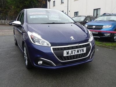 Blue Used 2017 Peugeot 208 Allure Hatchback | £4,695 (Fair price)