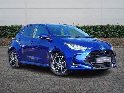 Used Toyota Yaris Hybrid Design 2023 Blue Hatchback