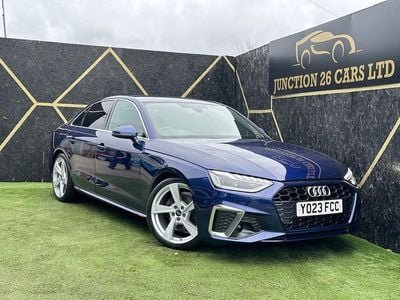 Used Audi A4 S-Line 150 HP (110 kW) 2023 Blue Sedan