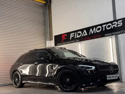 Used Mercedes CLA200 Shooting Brake AMG line 2024 Black Estate