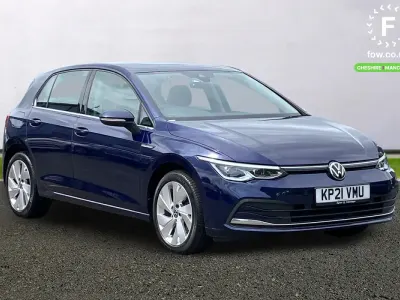 Used VW Golf VII Pro 150 HP (110 kW) 2021 Blue Hatchback