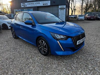 Used Peugeot 208 Allure 75 HP (55 kW) 2021 Blue Hatchback