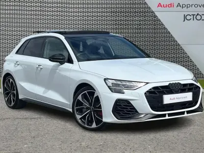Used Audi S3 Sportback Black Edition 333 HP (244 kW) 2025 White Hatchback