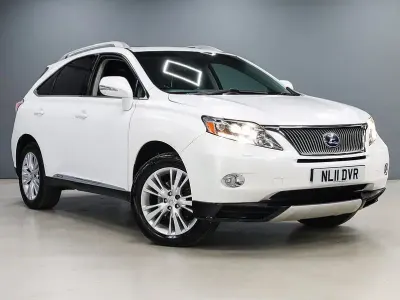 Used Lexus RX450h 298 HP (219 kW) 2011 White SUV